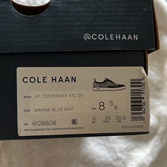 NWT Cole Haan GP Contender shoe Navy 8.5 - Picture 5 of 5